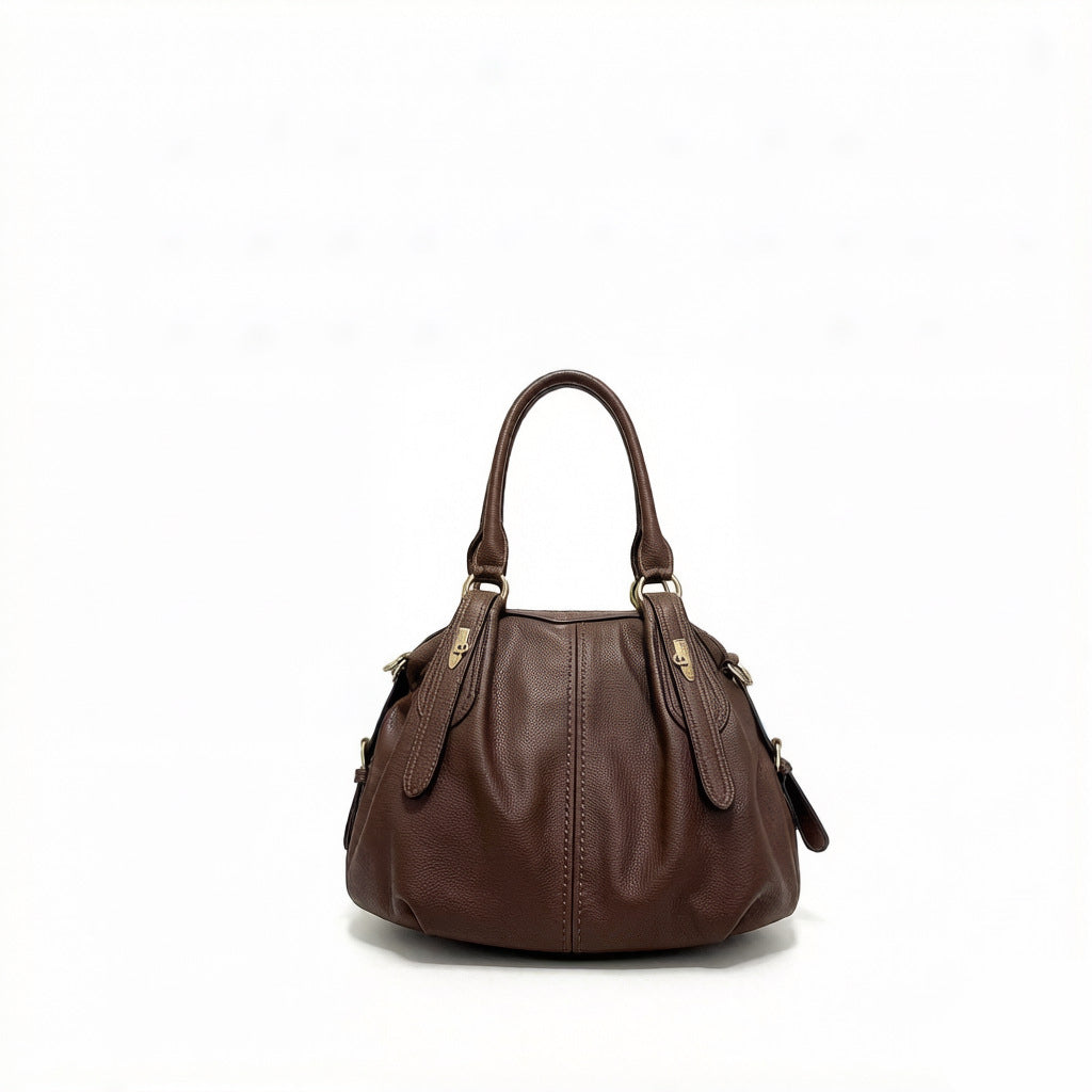 Women's Large-capacity Commute Office Workwear Retro Tote Bag Shoulder Crossbody Purse Versatile Work and Travel School