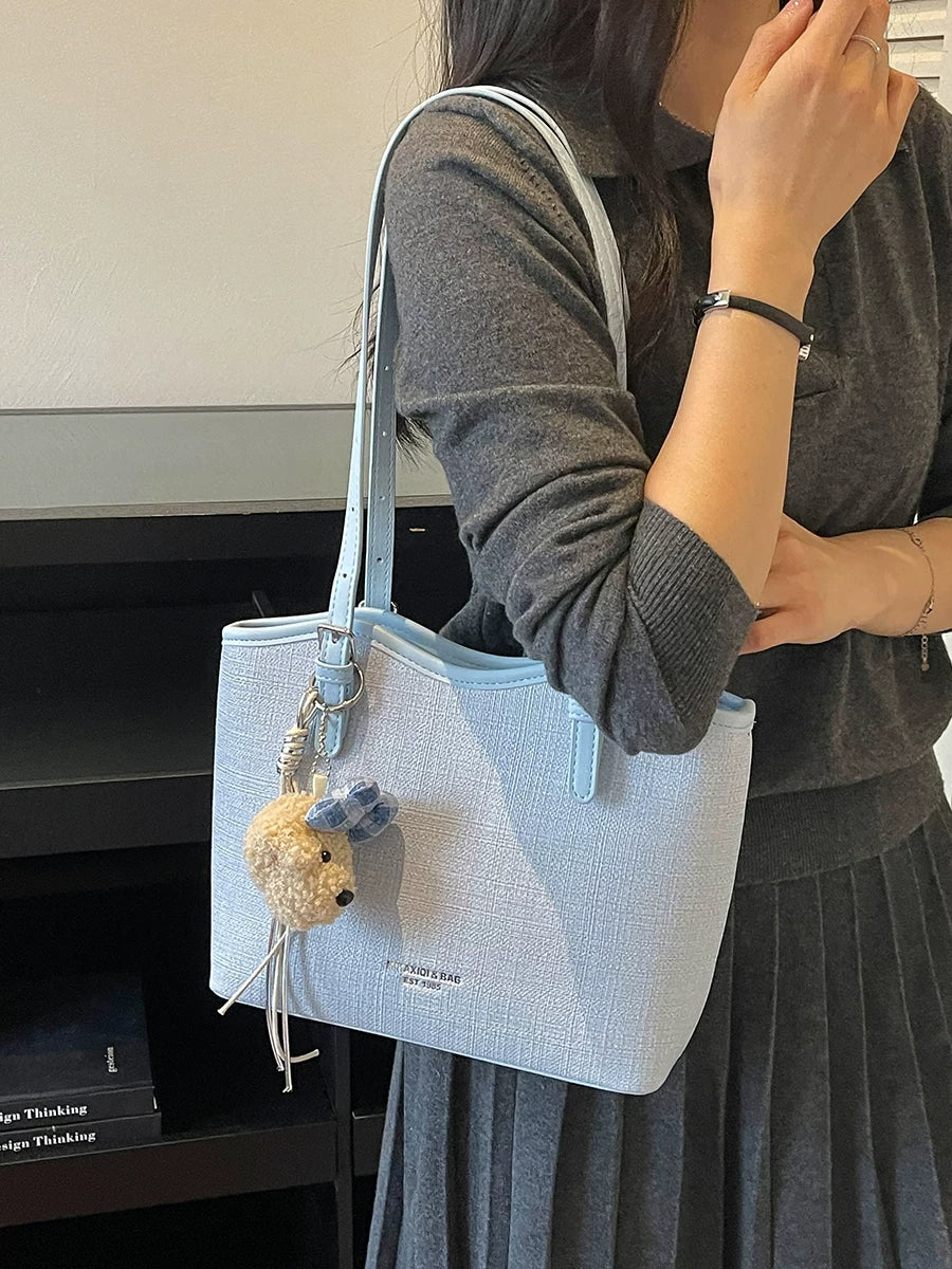 Women's Large-capacity Summer Office Workwear Tote Bag Shoulder Crossbody Purse Work Travel Everyday Purse