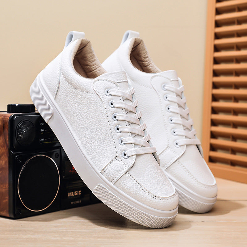 Men's Hong Kong Vintage Casual White Sneakers Platform Fashion Sneakers Everyday