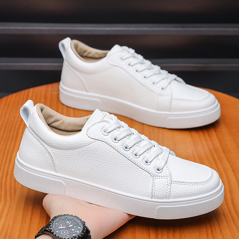 Men's Hong Kong Vintage Casual White Sneakers Platform Fashion Sneakers Everyday