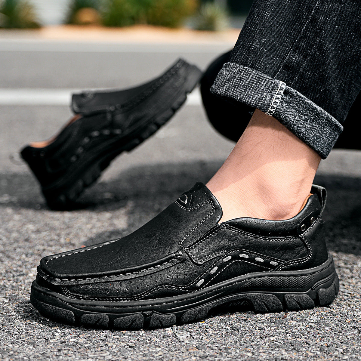 Men's Plus Size Casual Hiking Shoes Outdoor Walking Sneakers Travel Weekend Everyday