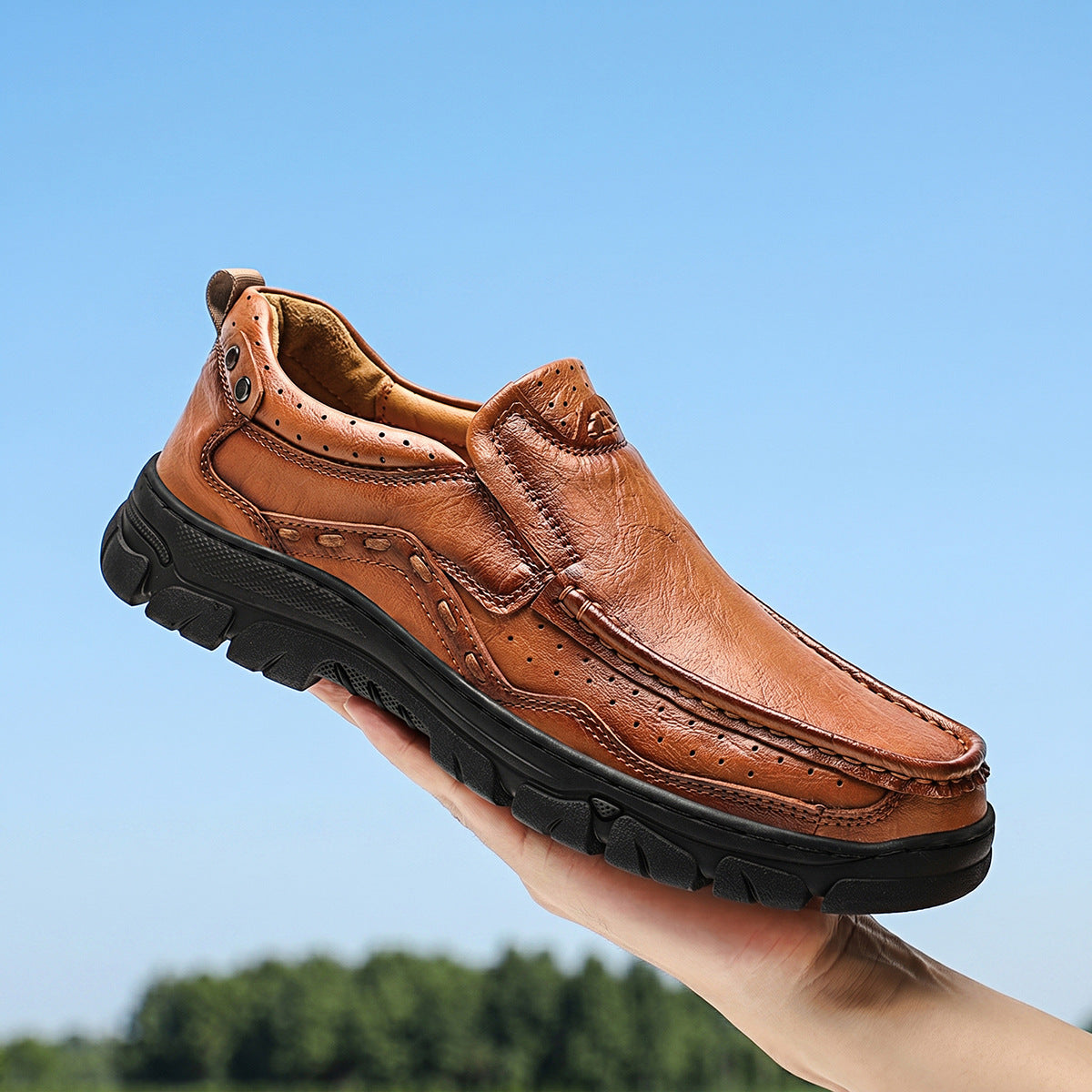 Men's Plus Size Casual Hiking Shoes Outdoor Walking Sneakers Travel Weekend Everyday