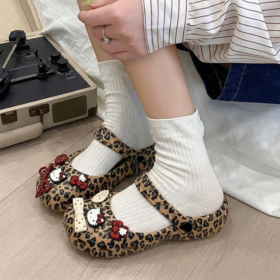 Women's Ballet Chunky Sole Closed Toe Slip-on Soft Sole Beach Slide Slippers Open-toe Heeled Slides