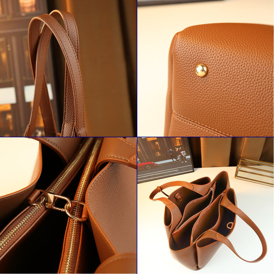 Women's Large-capacity Metal Underarm Bag Crossbody for Travel and Sightseeing Everyday Casual Streetwear Versatile Date Night Office