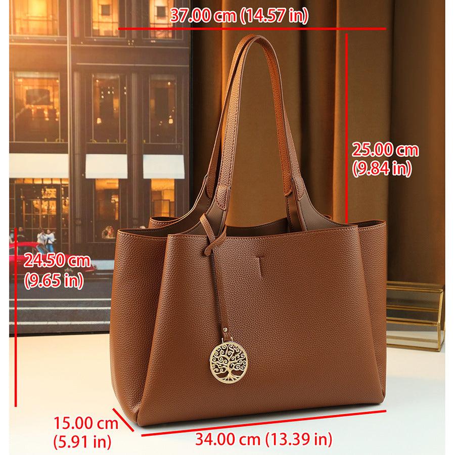 Women's Large-capacity Metal Underarm Bag Crossbody for Travel and Sightseeing Everyday Casual Streetwear Versatile Date Night Office
