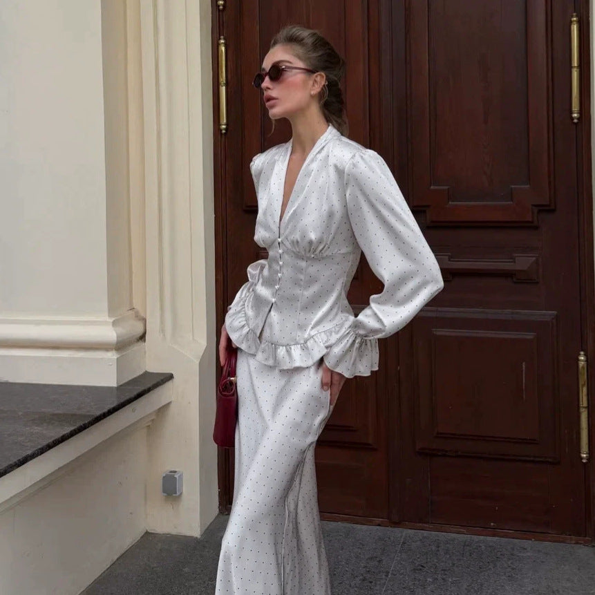 Women's French-inspired Two-piece Set Casual Everyday Wear Womenswear