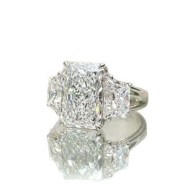 Cubic zirconia ring by Yoshan, detail view 5