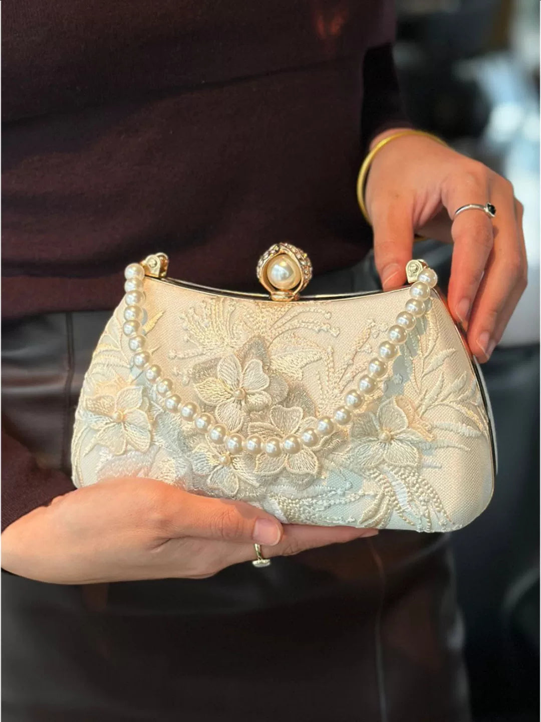 Women's Embroidered Party Underarm Bag Crossbody for Travel and Sightseeing Everyday Casual Streetwear Date Night Office