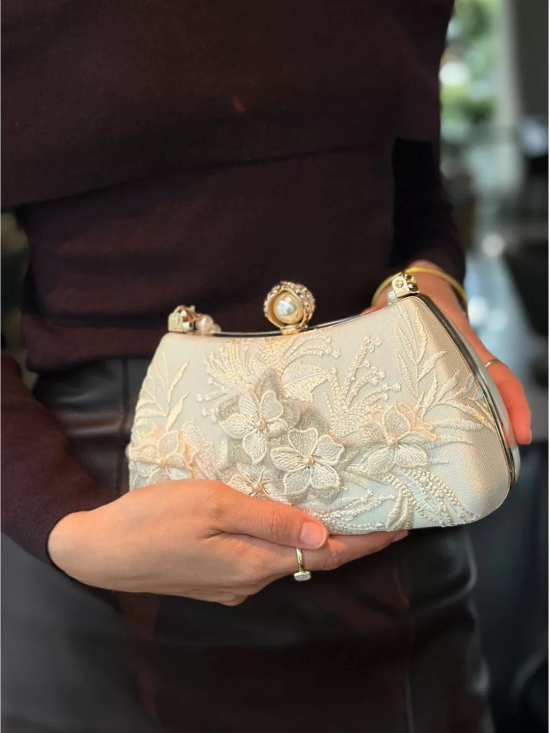 Women's Embroidered Party Underarm Bag Crossbody for Travel and Sightseeing Everyday Casual Streetwear Date Night Office