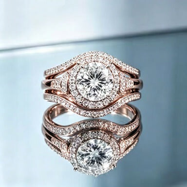 Layered ring by Yoshan, detail view 2