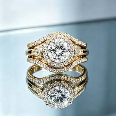 Layered ring by Yoshan, detail view 3
