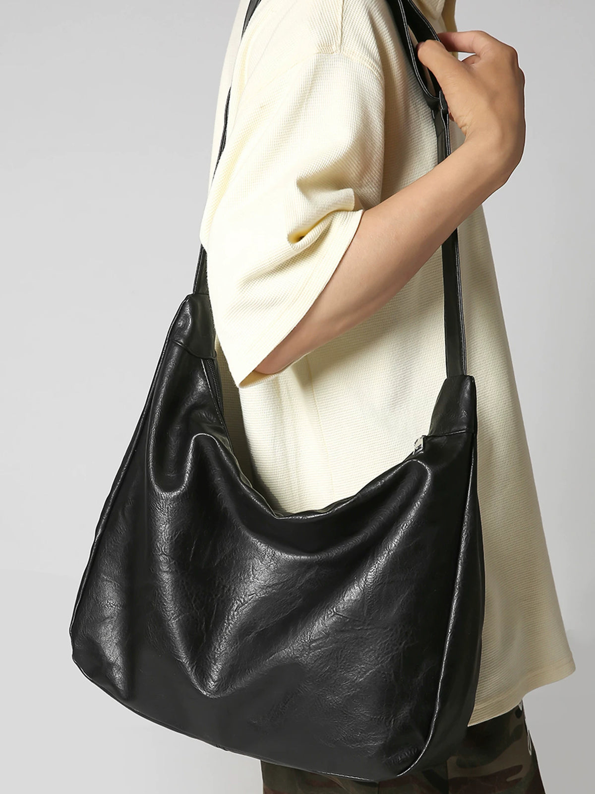 Women's Large-Capacity Office Workwear Retro Casual Tote Bag Shoulder Crossbody Purse Work and Travel School