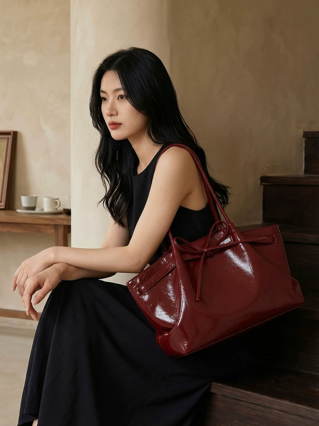 Women's Large-Capacity Bridal Tote Bag Shoulder Crossbody Purse Work and Travel Office