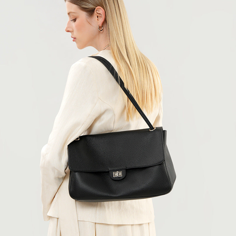 Women's Leather Underarm Bag Crossbody for Travel and Sightseeing Everyday Casual Streetwear Premium Date Night Office