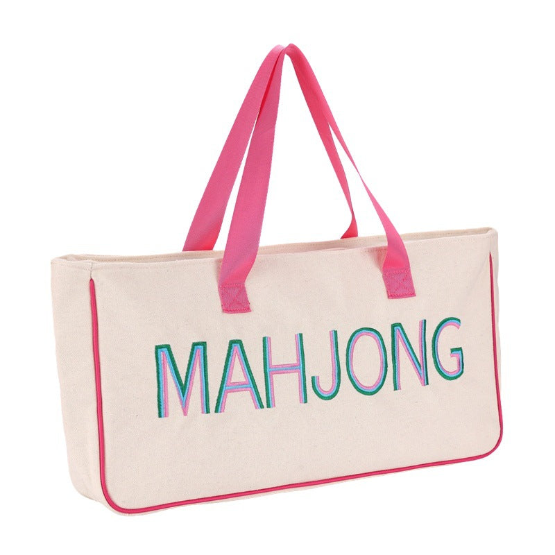 Large-capacity Mahjong Travel Bag Tote Set Toiletry Makeup Cosmetic Pouch Gift Everyday