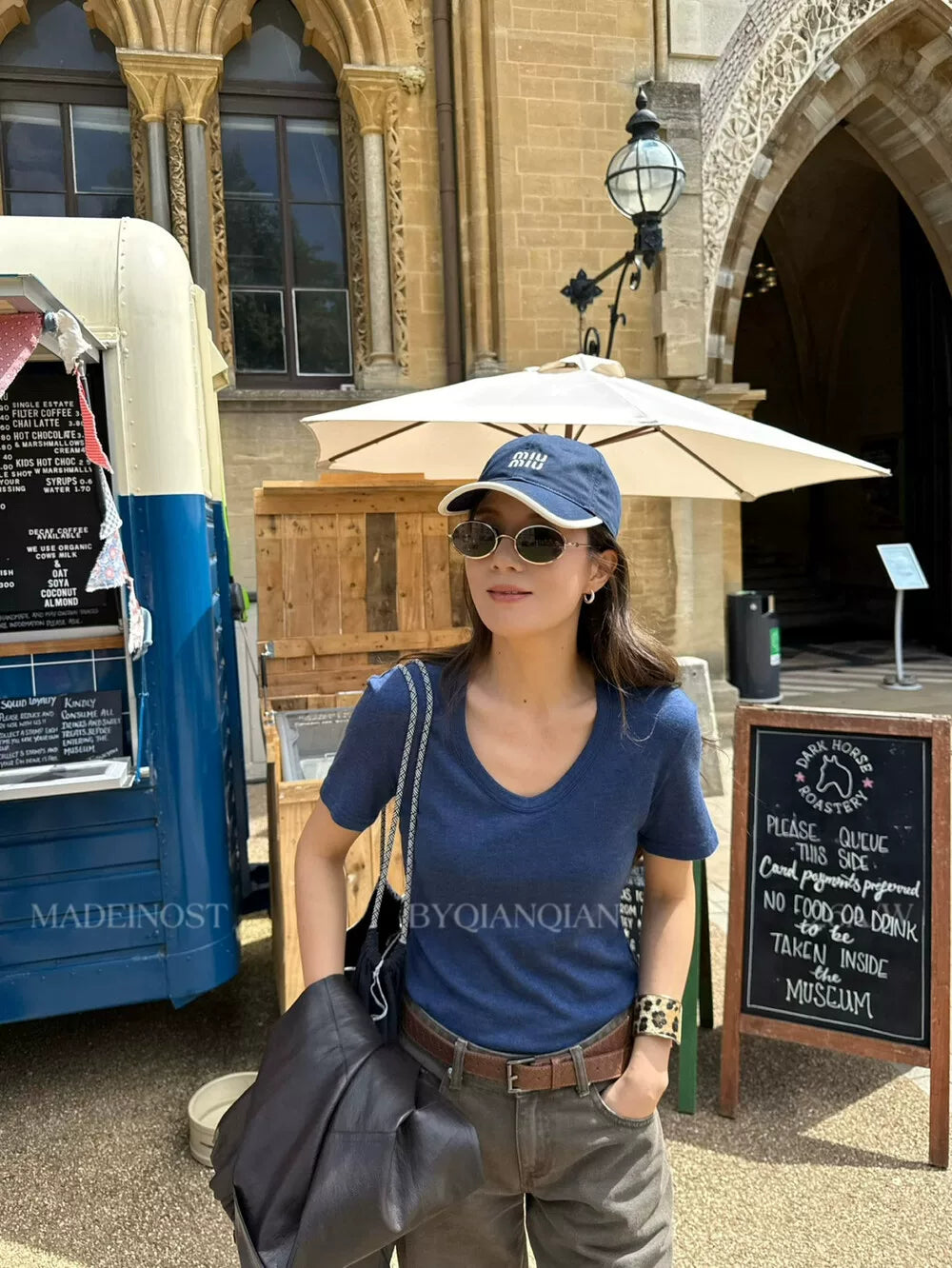 Women's Wool V-Neck Summer Cropped T-Shirt Casual Tee for Date Night Streetwear Everyday Wear Spring Summer Weekend