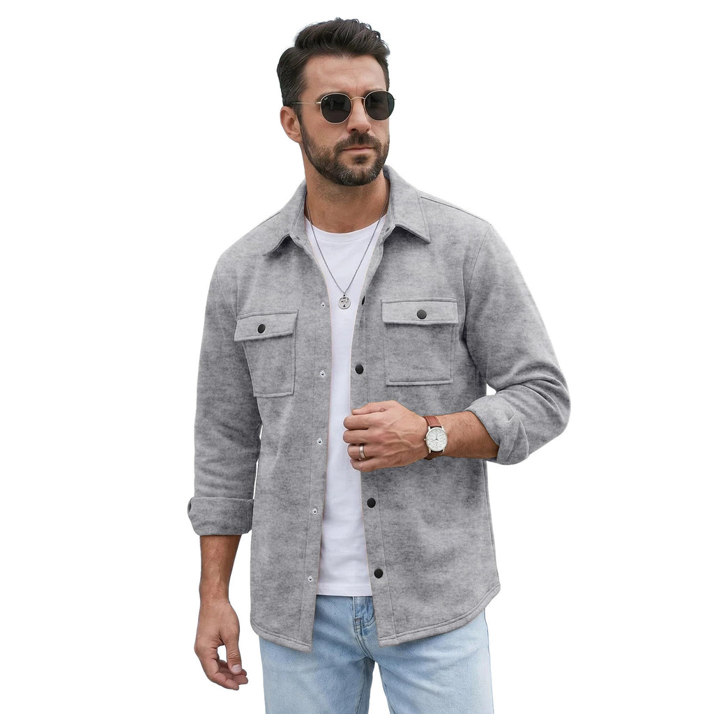 Men's Breathable Plus Size Oversized Long Sleeve Shirt Button Office Weekend Everyday