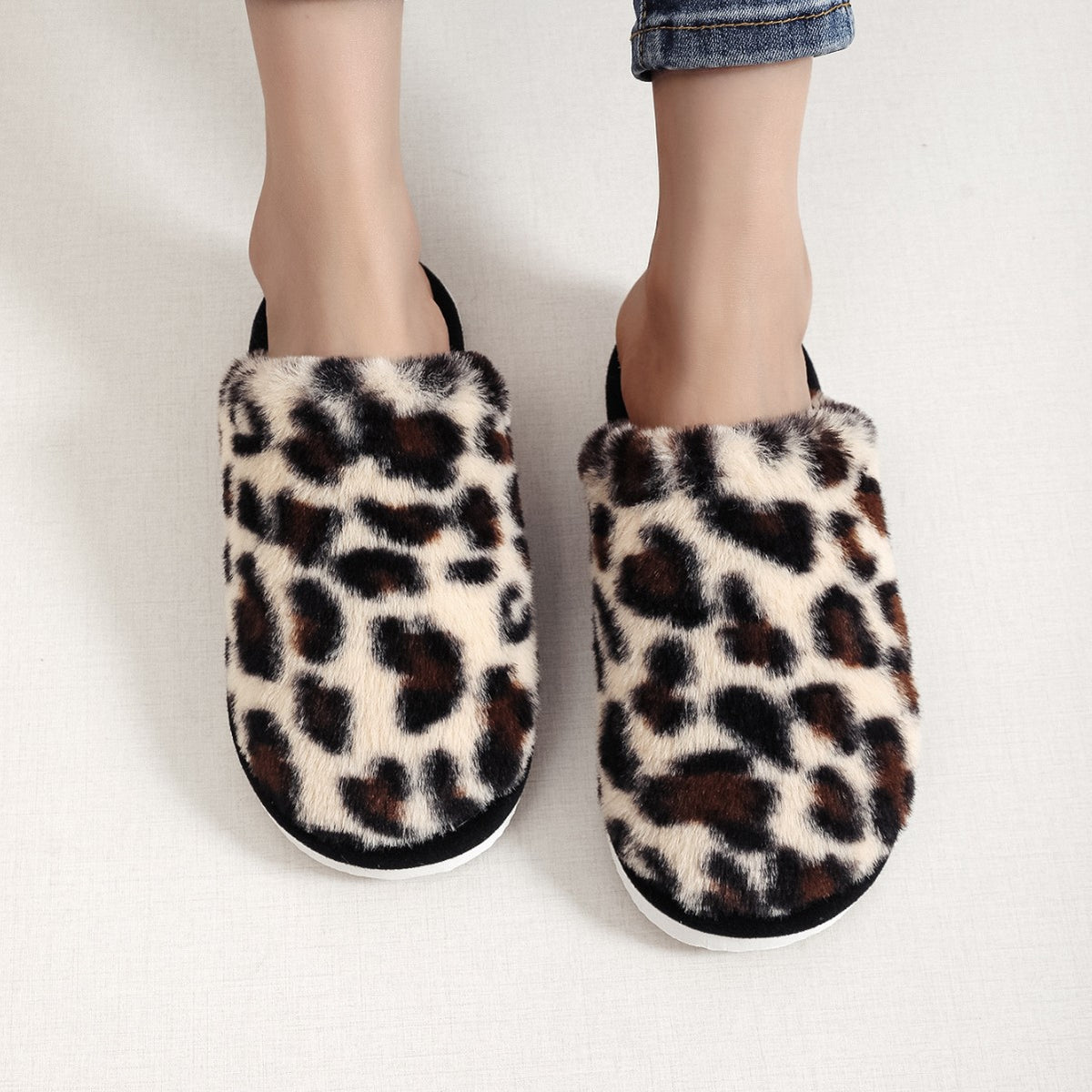 Women's Closed Toe Fleece-lined Slippers Outdoor Mules Casual Everyday Wear Womenswear