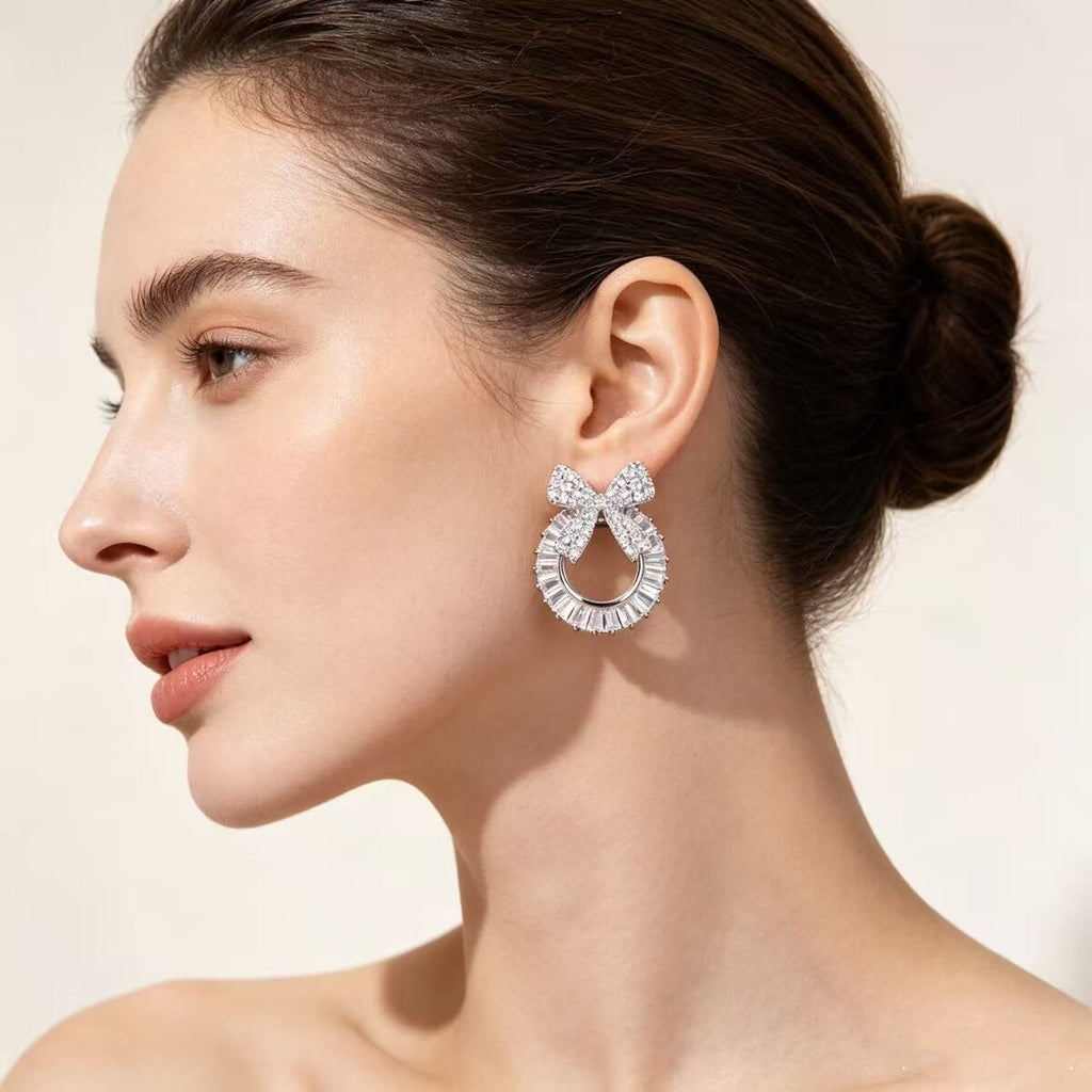 Bow stud earrings by Yoshan