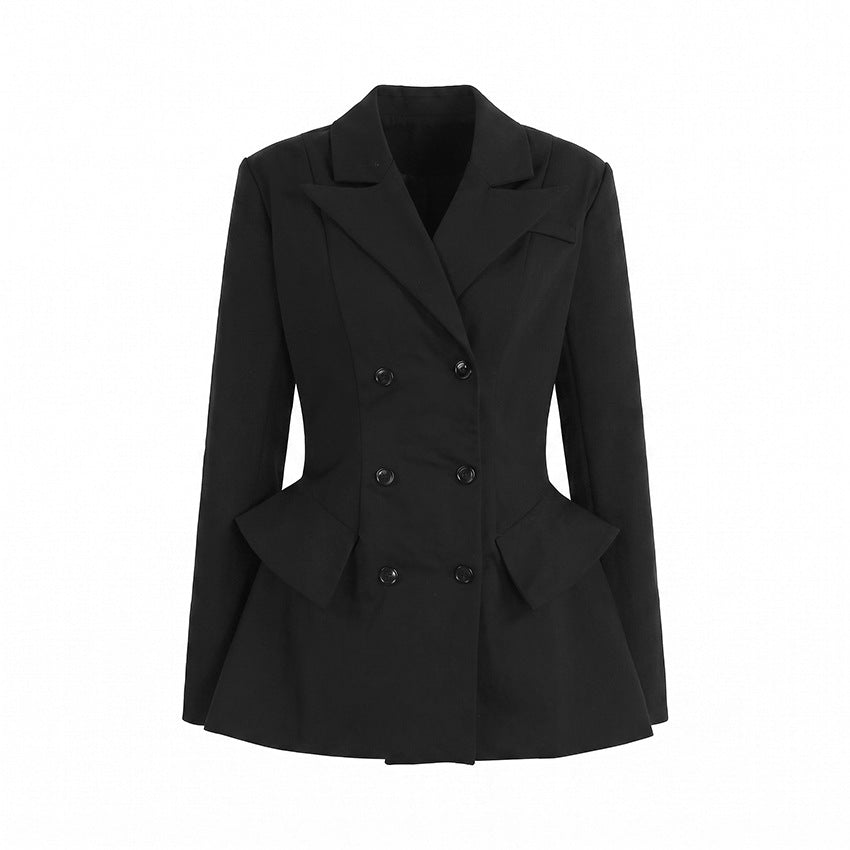Women's Midi British-style Blazer Workwear Jacket Casual Everyday Wear Womenswear