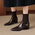Dark Brown unlined / 33
