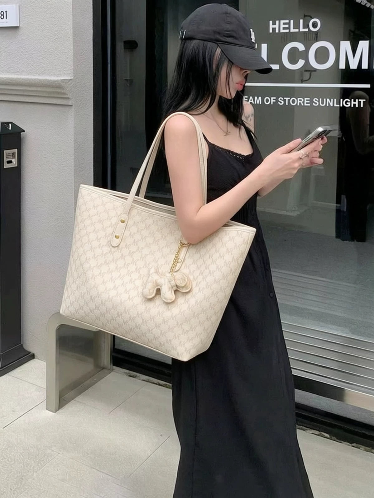 Women's Large-Capacity Office Workwear Tote Bag Shoulder Crossbody Purse Work and Travel School