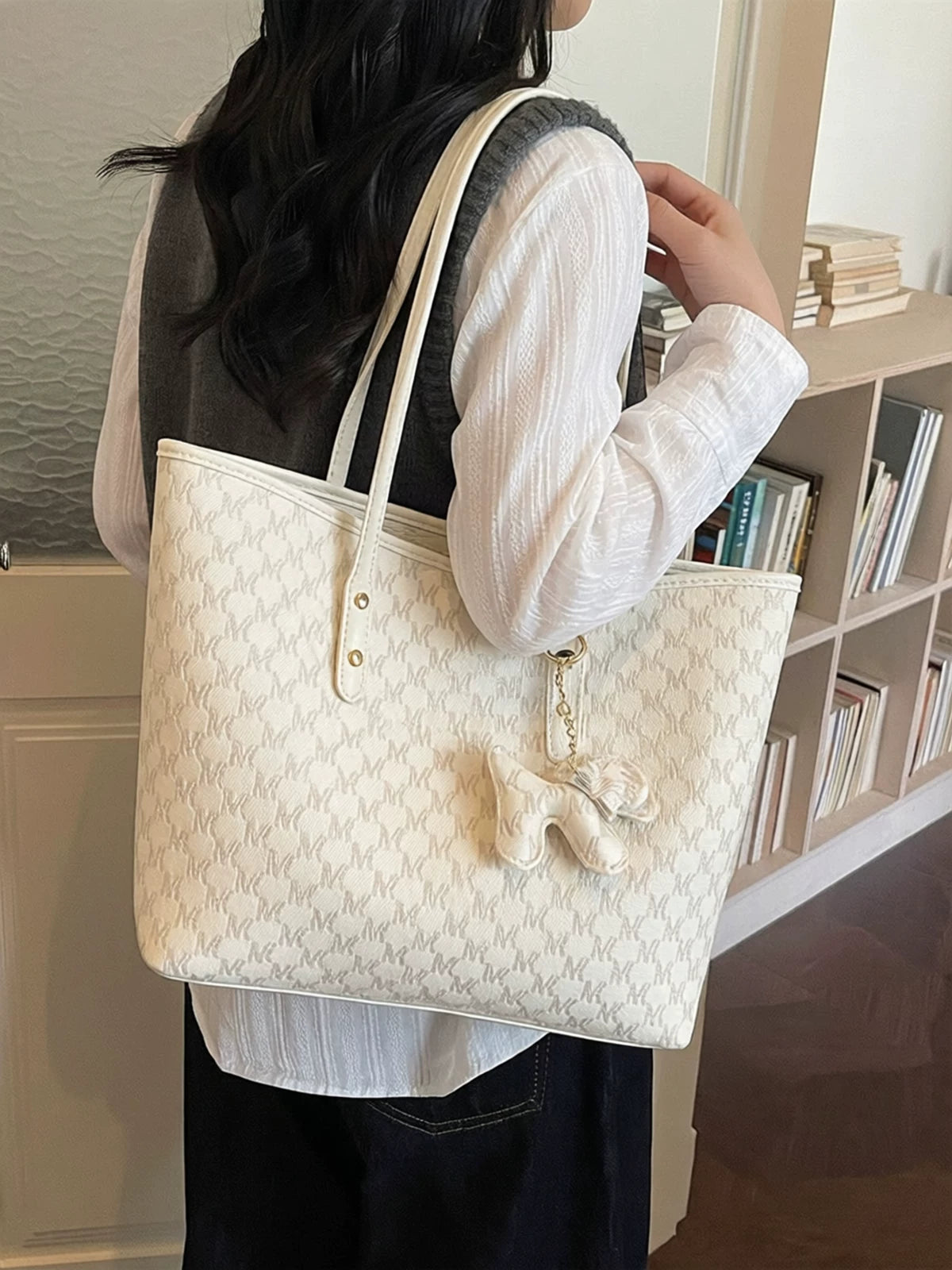 Women's Large-Capacity Office Workwear Tote Bag Shoulder Crossbody Purse Work and Travel School