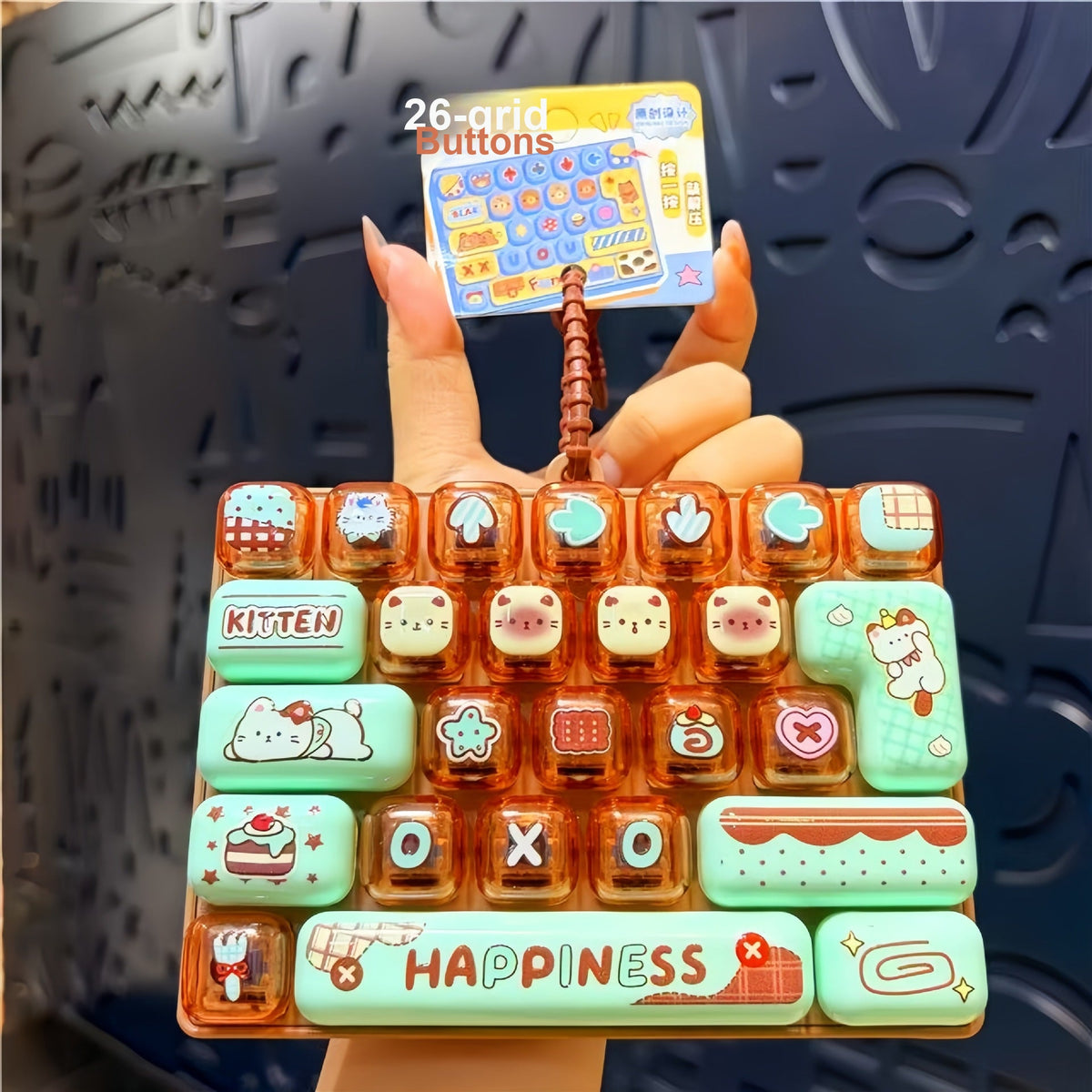 Women's Keyboard Fidget Toy Sensory Desk Toy