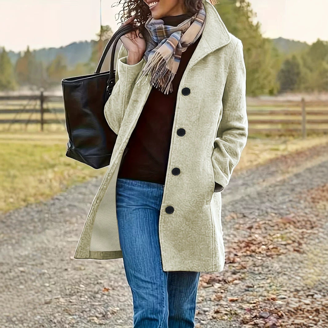 Women's Lapel Short Winter Coat Fall Coat