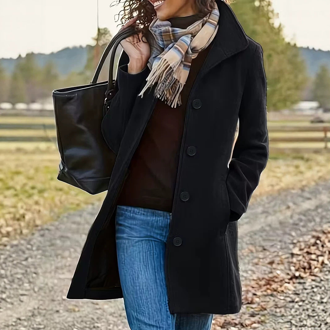 Women's Lapel Short Winter Coat Fall Coat