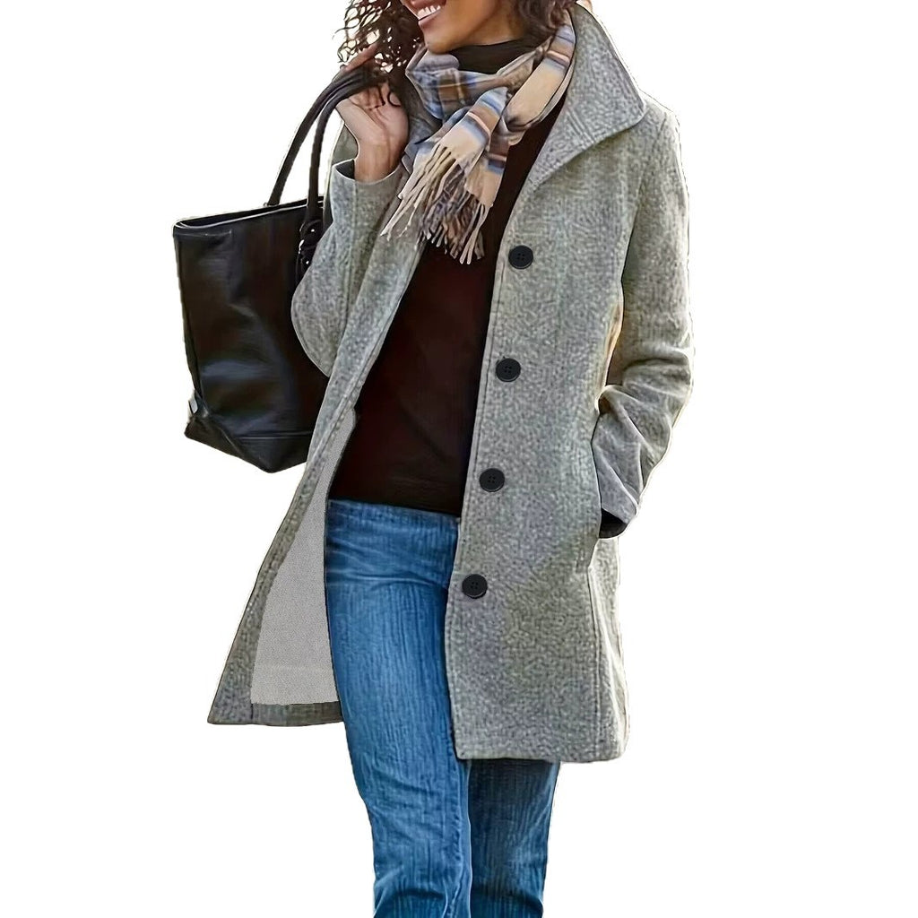 Women's Lapel Short Winter Coat Fall Coat