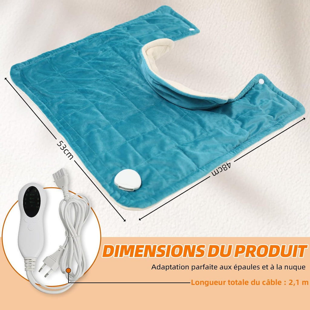 Heated Small Appliance Usb Shawl Throw Blanket Home Office Travel Wrap Electric Heating