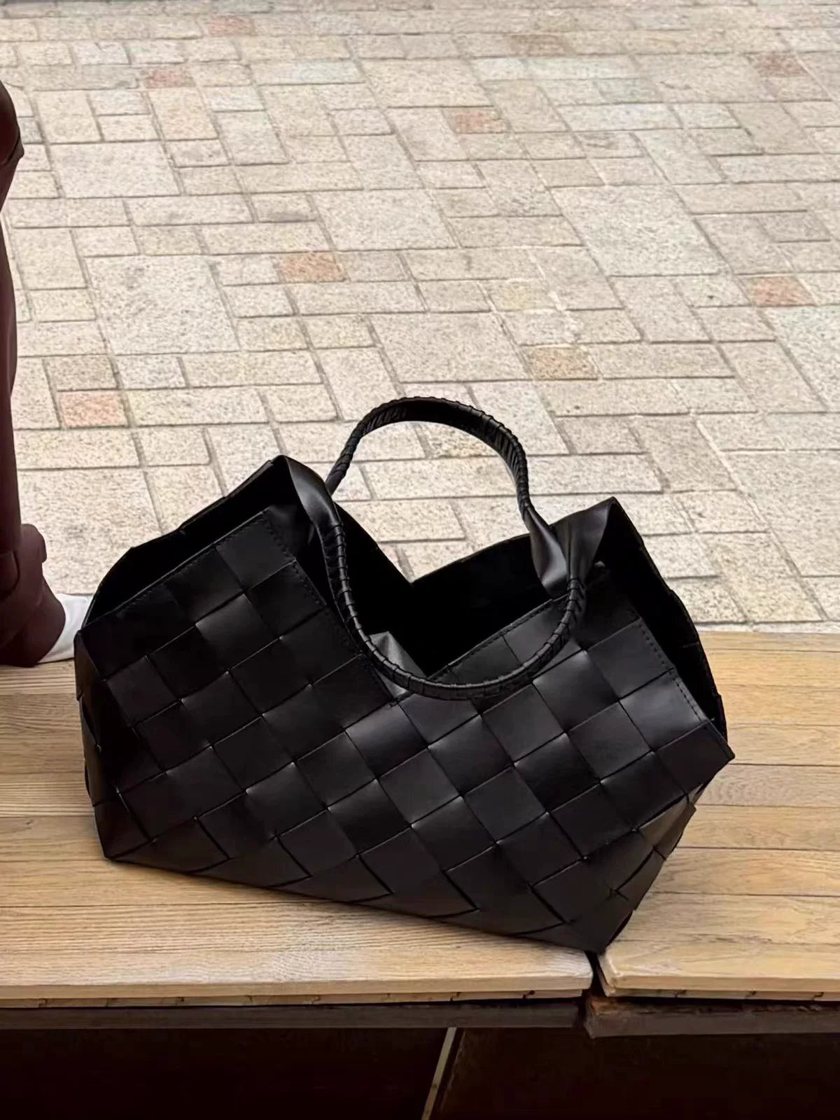Women's Large-capacity Office Leather Designer Workwear Retro Underarm Bag Shoulder Purse Handbag Work Travel Everyday Purse