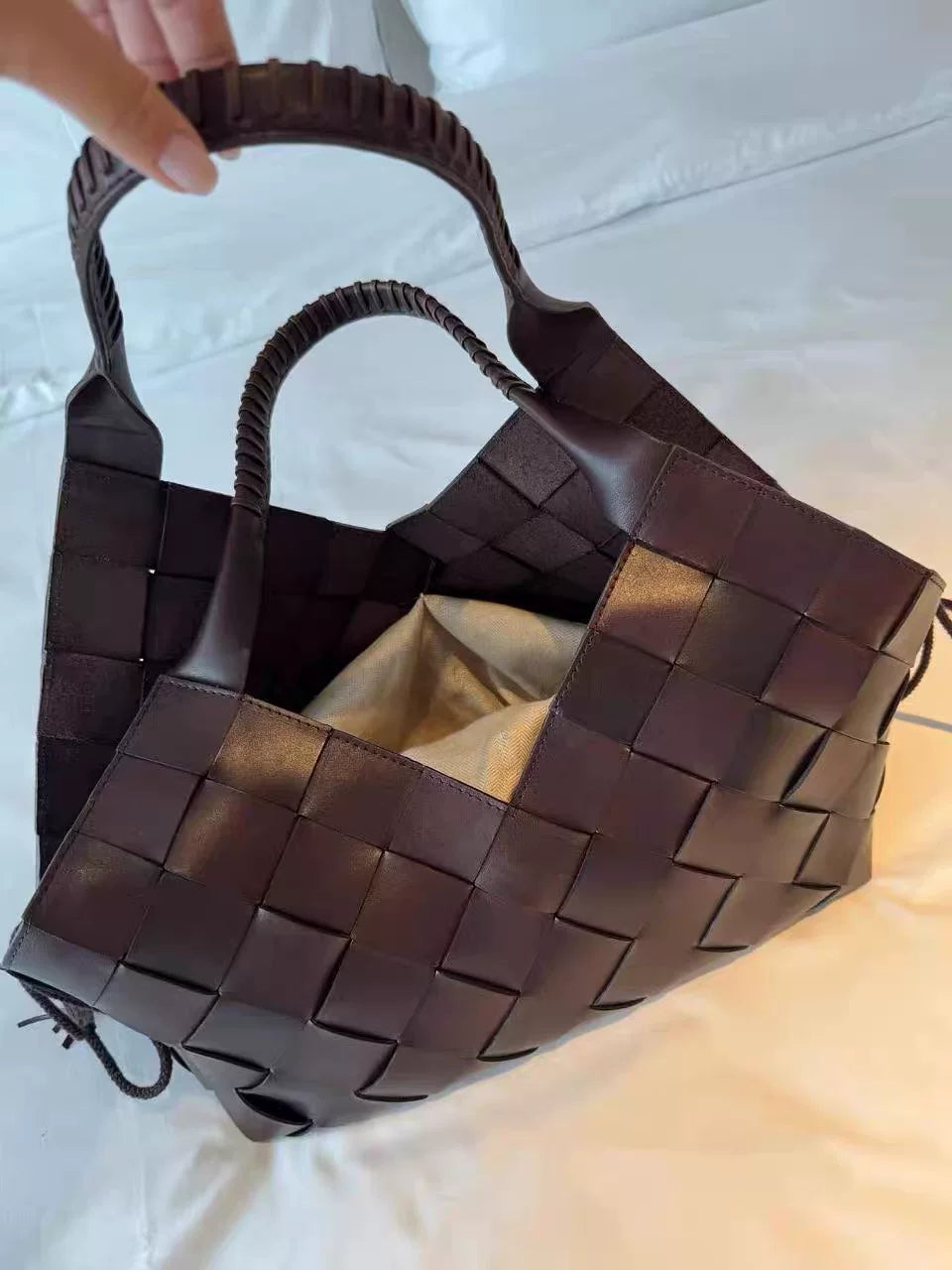 Women's Large-capacity Office Leather Designer Workwear Retro Underarm Bag Shoulder Purse Handbag Work Travel Everyday Purse