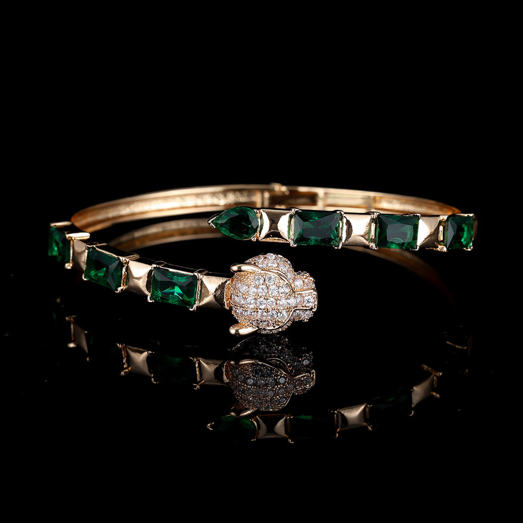 Gold cuff bracelet by Yoshan