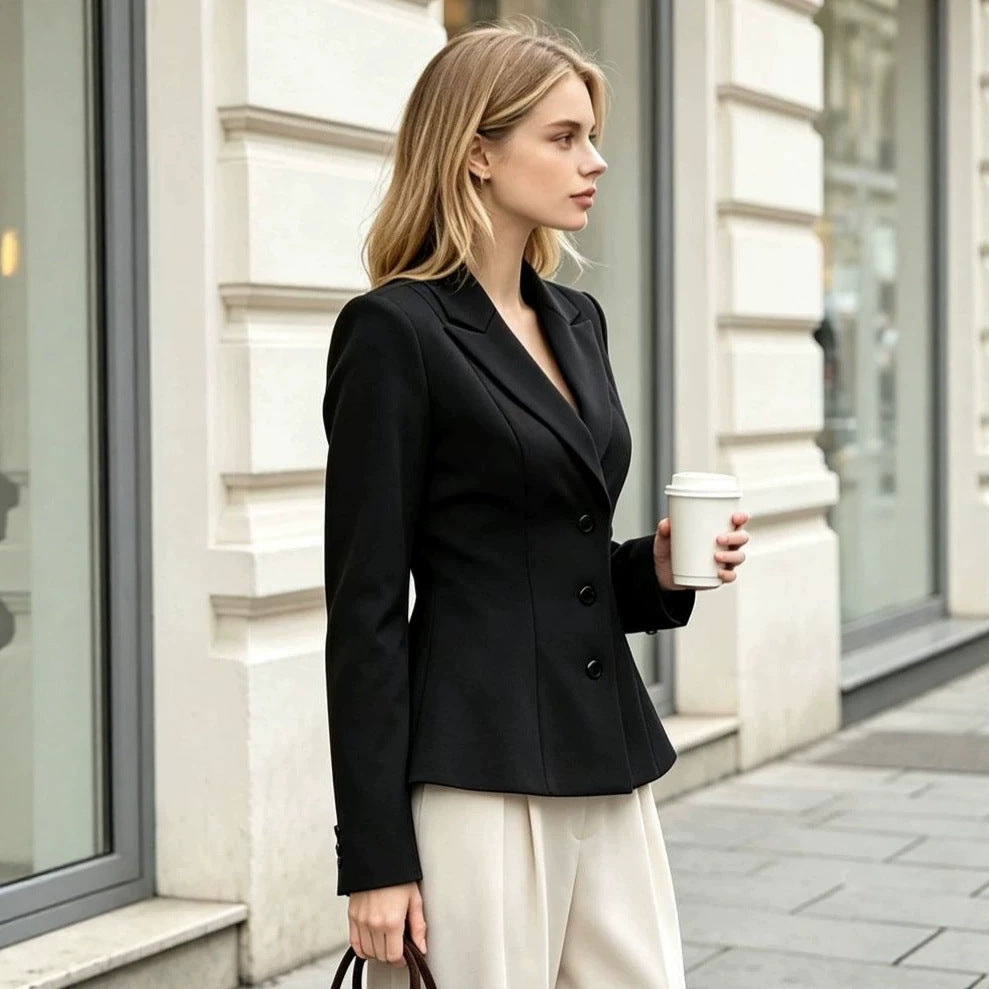 Women's Slimming Workwear Blazer Workwear Jacket Casual Everyday Wear Womenswear