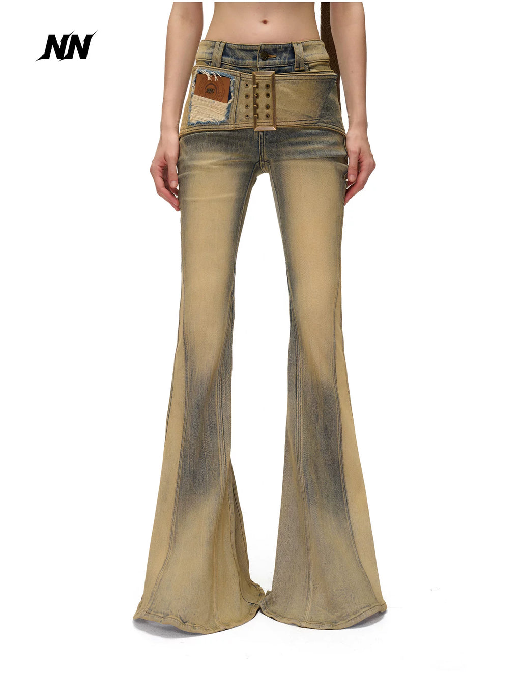 Women's Slim-fit Flared Pants Flared-leg Tailored Trousers for Office Outfits Work Everyday Slimming Weekend Wear Date Night