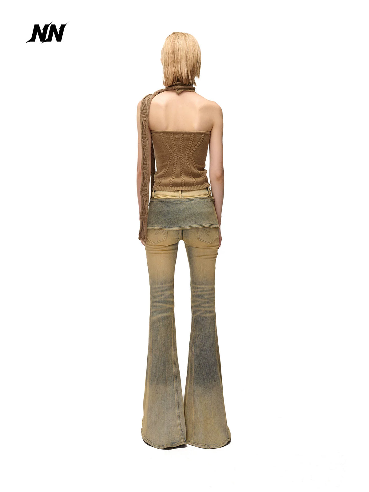 Women's Slim-fit Flared Pants Flared-leg Tailored Trousers for Office Outfits Work Everyday Slimming Weekend Wear Date Night