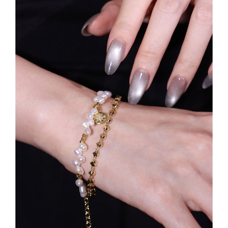 Pearl retro jewelry set by Yoshan, detail view 4
