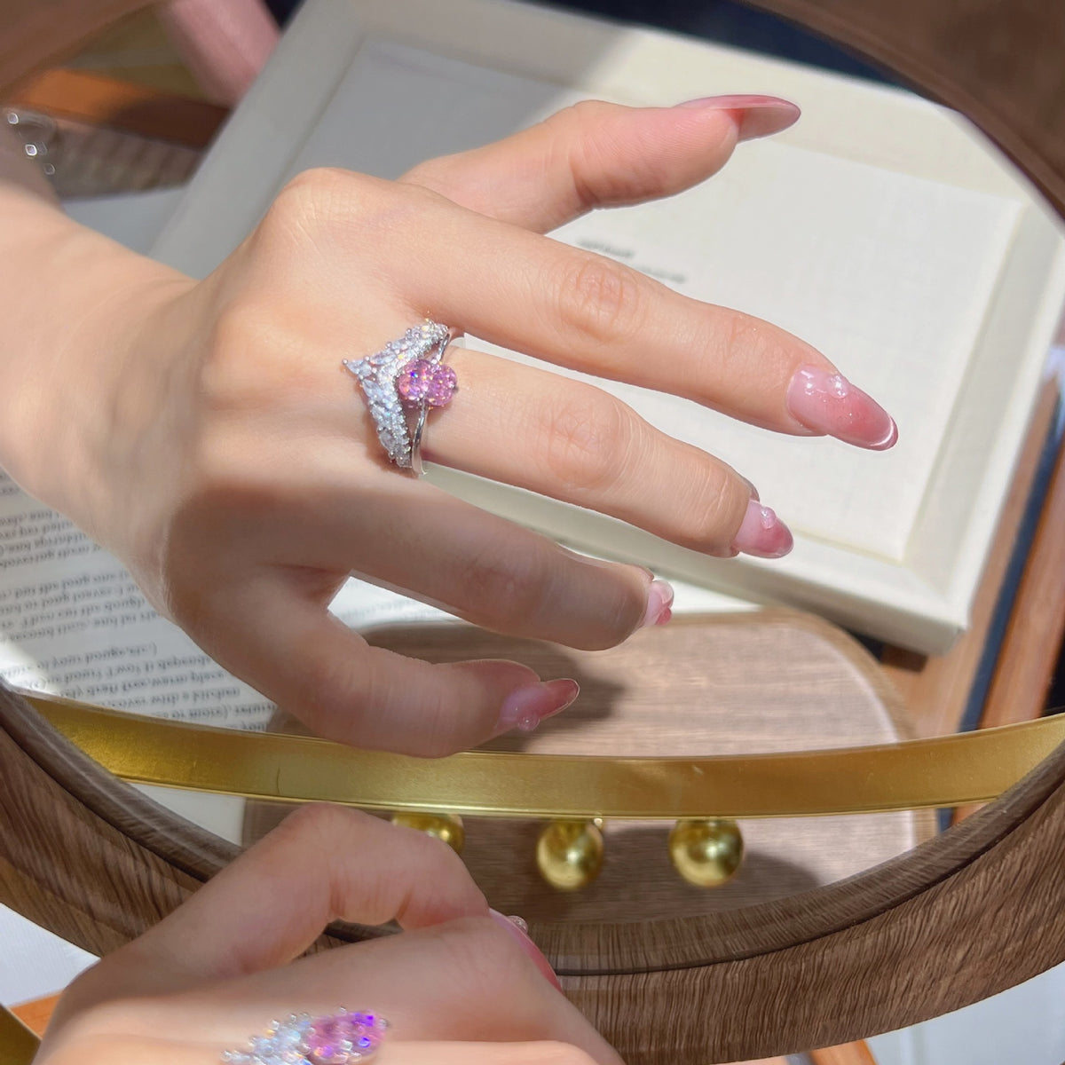 Pink jewelry by Yoshan