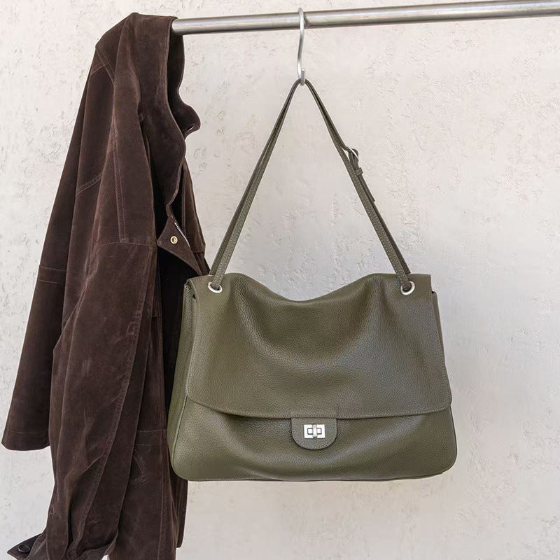 Women's Leather Underarm Bag Crossbody for Travel and Sightseeing Everyday Casual Streetwear Premium Date Night Office