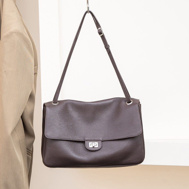 Women's Leather Underarm Bag Crossbody for Travel and Sightseeing Everyday Casual Streetwear Premium Date Night Office