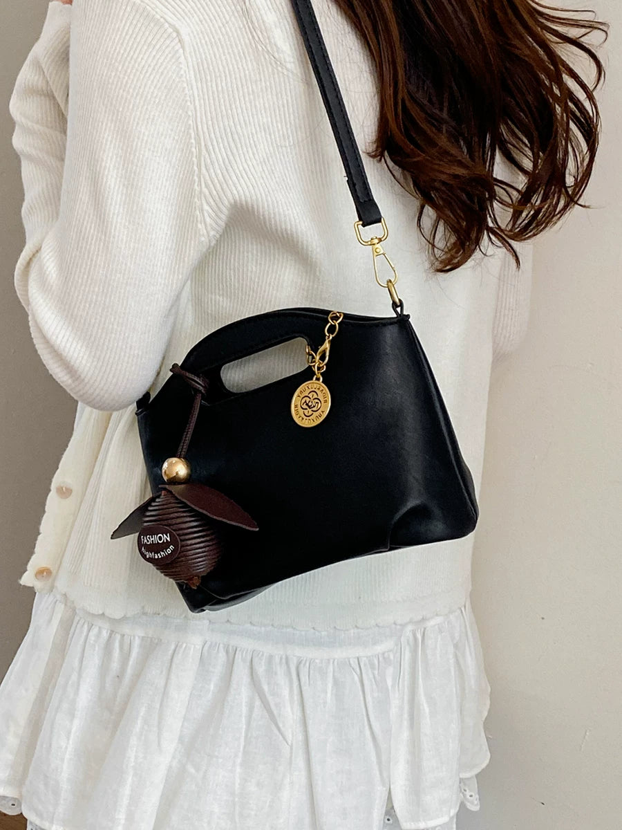 Women's Waxed Summer Office Workwear Retro Bucket Bag Drawstring Shoulder Purse Work Travel Everyday Purse