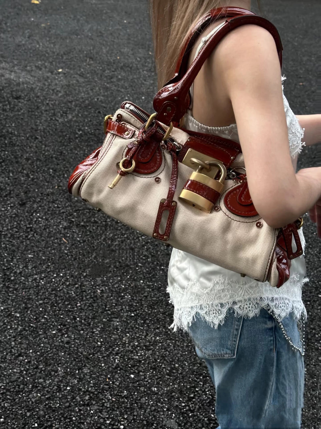 Women's Oxidized Winter Retro Crossbody Bag Shoulder Purse Handbag Work Travel Everyday Purse
