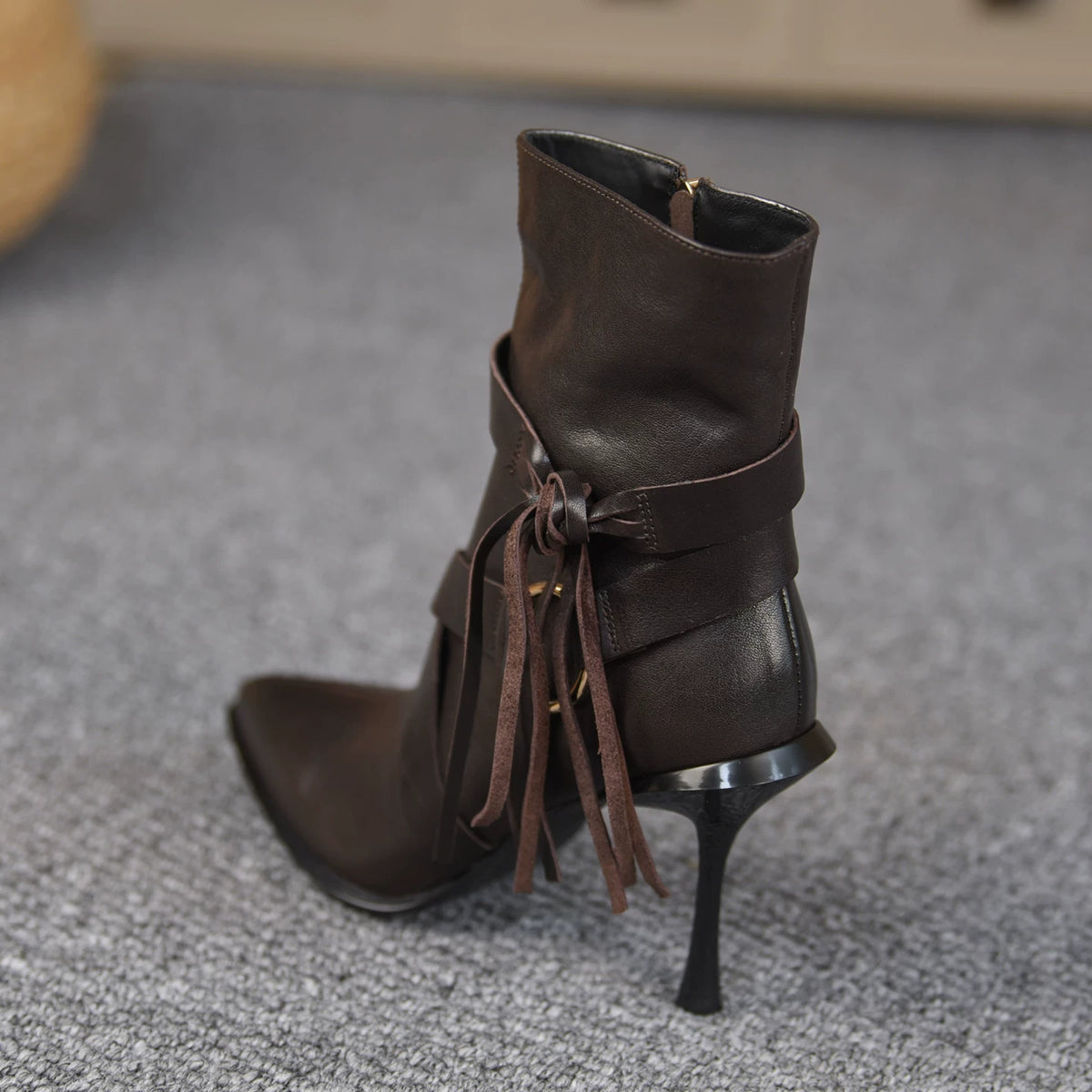 Brown (fleece lining) / EU 34