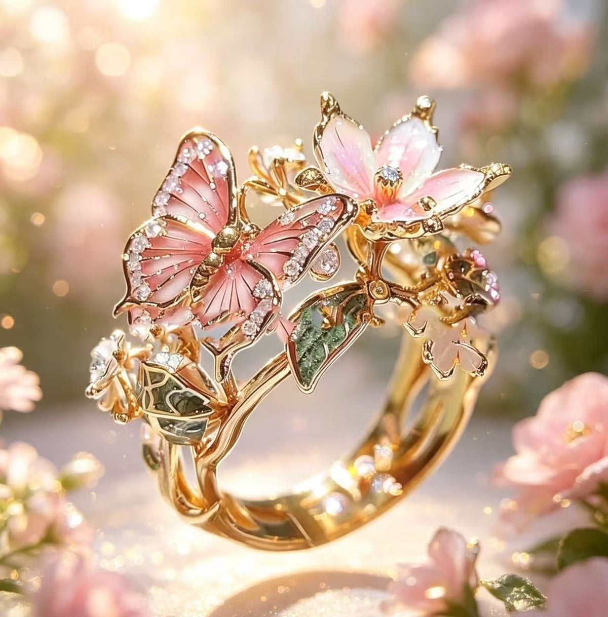 HJZ floral jewelry set by Yoshan