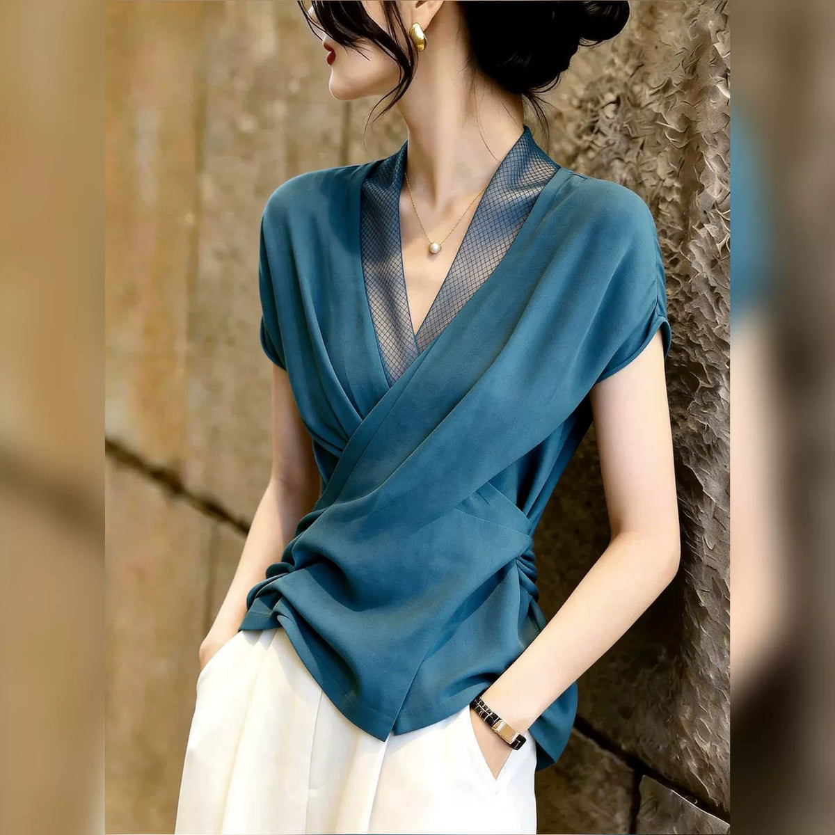 Blue top / S
