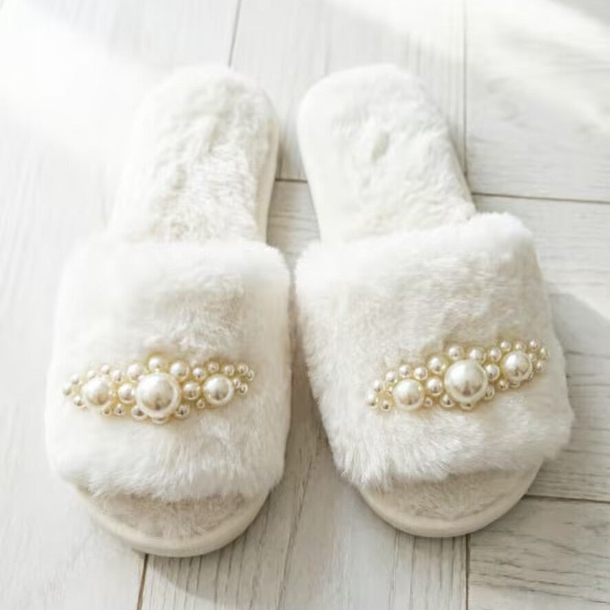 Women's Open Toe Fleece-lined Slippers Outdoor Mules Casual Everyday Wear Womenswear
