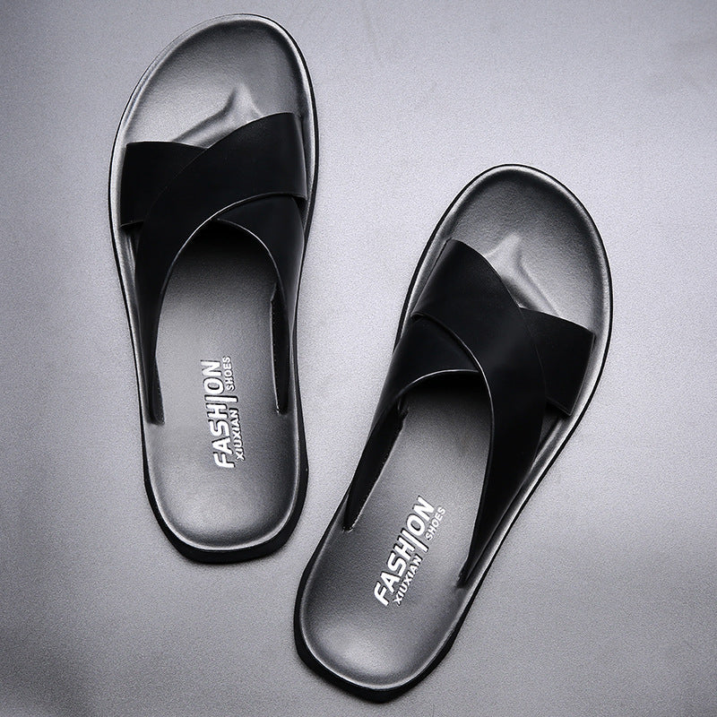 Men's Summer Indoor Plus Size Beach Casual Sandals Vacation Wedding Guest Strappy