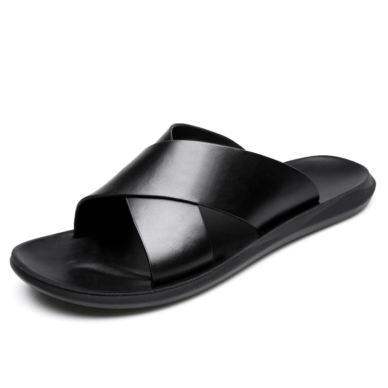 Men's Summer Indoor Plus Size Beach Casual Sandals Vacation Wedding Guest Strappy